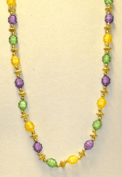 A colorful bead necklace