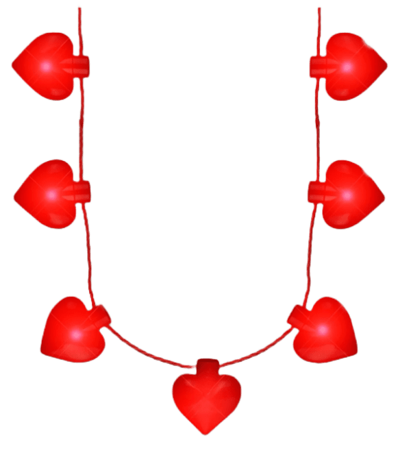 Heart-shaped light bulbs