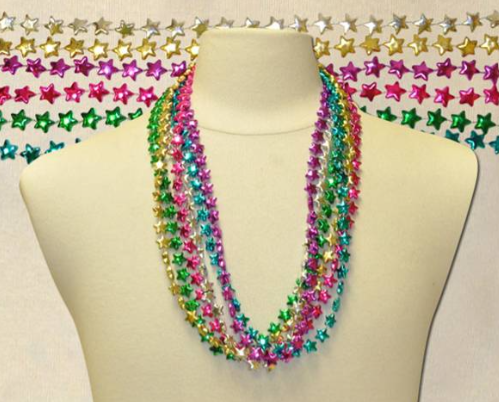 Colorful star beads