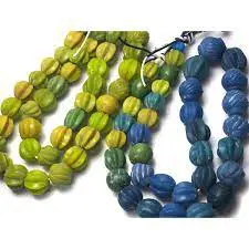 A set of colorful beads